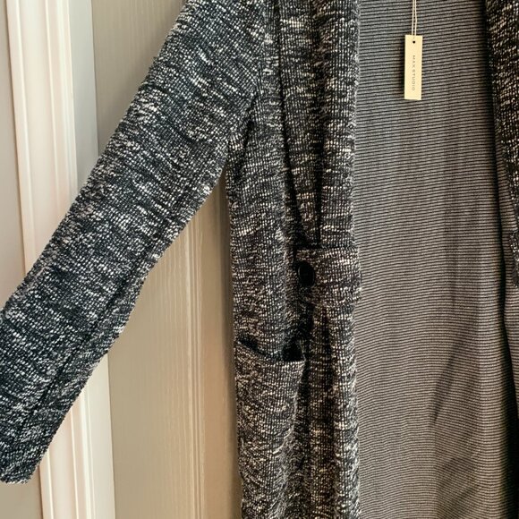 max studio comfy long cardigan sweater shacket NWT - Picture 4 of 13